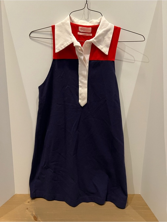 Urban Outfitters Dresses & Skirts - Urban Outfitters Navy, Red & White Sleeveless Polo Dress XS